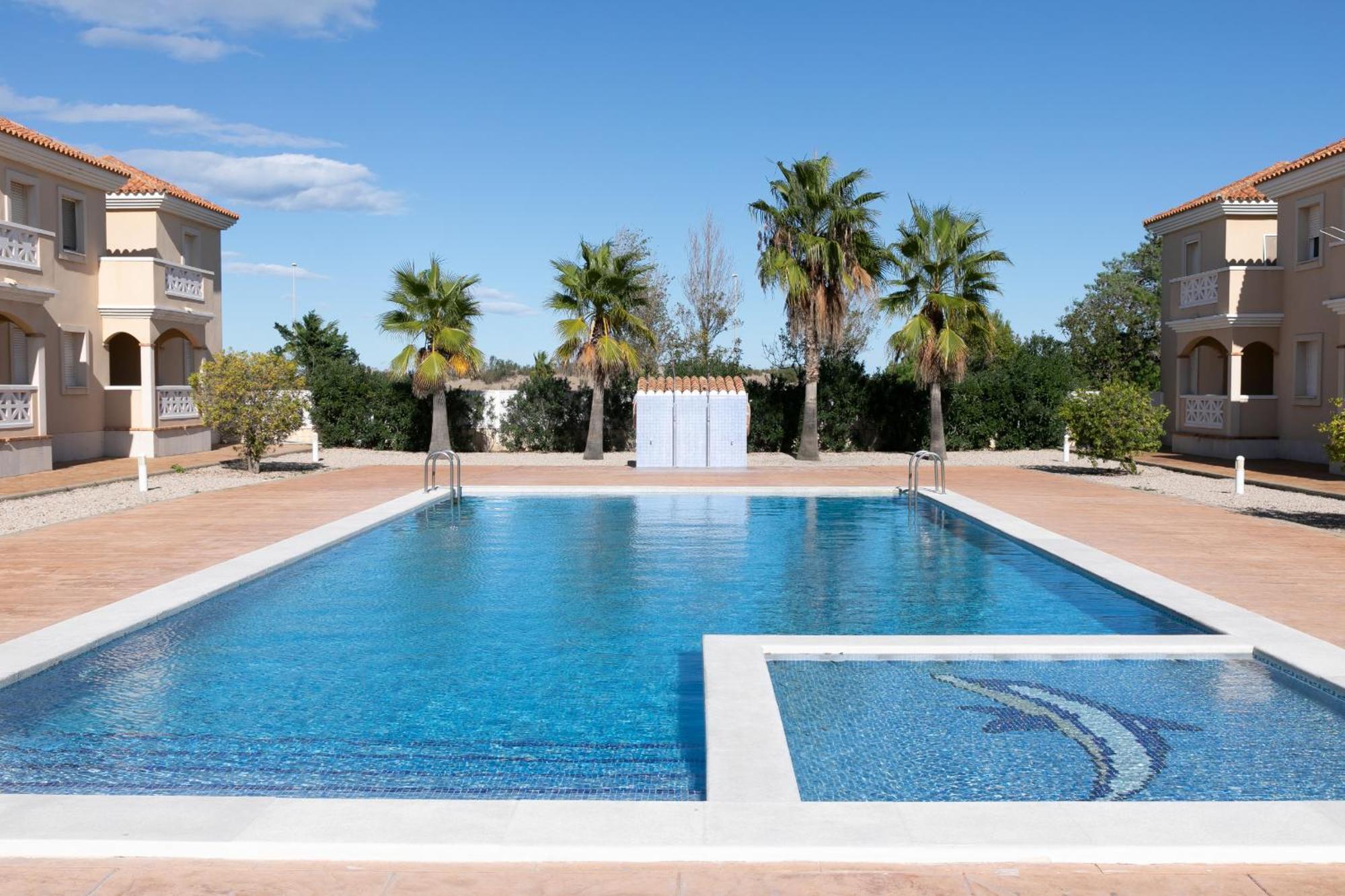 Alboscmar - Apartamento en Riumar con piscina y cerca de la playa Exterior foto
